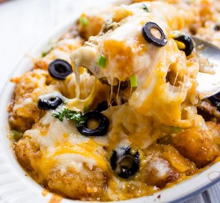 Tater Tot Enchiladas