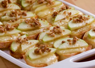 Brie and Apple Bites