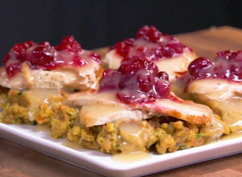 Leftover Thanksgiving Waffles
