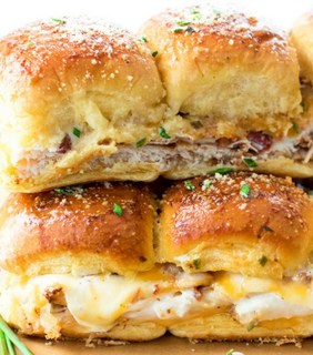 Chicken Bacon Ranch Sliders