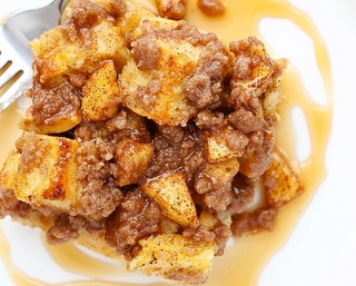 Cinnamon Apple French Toast Bake