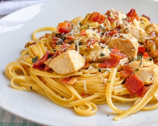 Chicken Parmesan Bacon Pasta