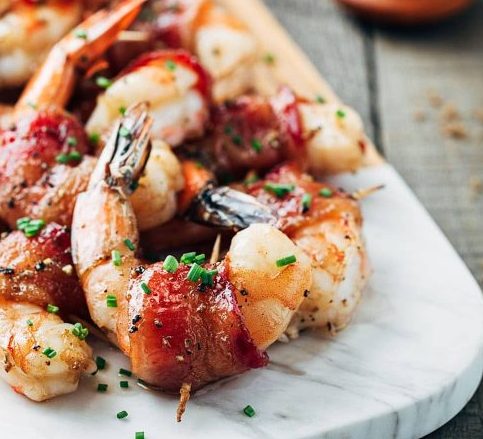 Bacon Bourbon Shrimp