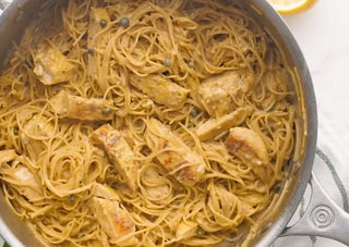 One Pot Chicken Caesar Pasta