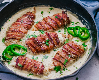 Bacon Jalapeno Chicken and Cream Sauce