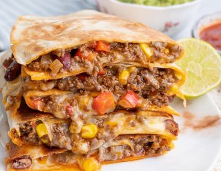 Easy Beefy Quesadillas