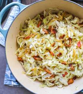 Delicious Bacon Cabbage